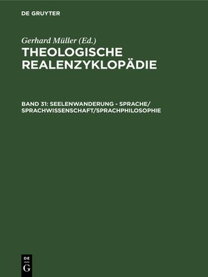 cover image of Seelenwanderung--Sprache/Sprachwissenschaft/Sprachphilosophie